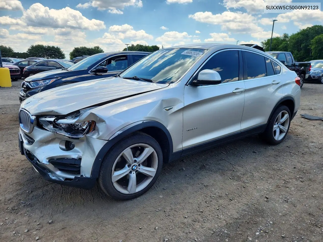 2016 BMW X4 xDrive35I VIN: 5UXXW5C50G0N92123 Lot: 56862036