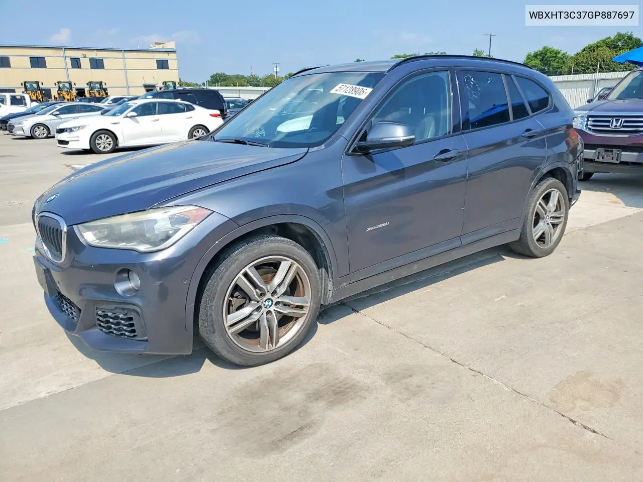 2016 BMW X1 xDrive28I VIN: WBXHT3C37GP887697 Lot: 57128906