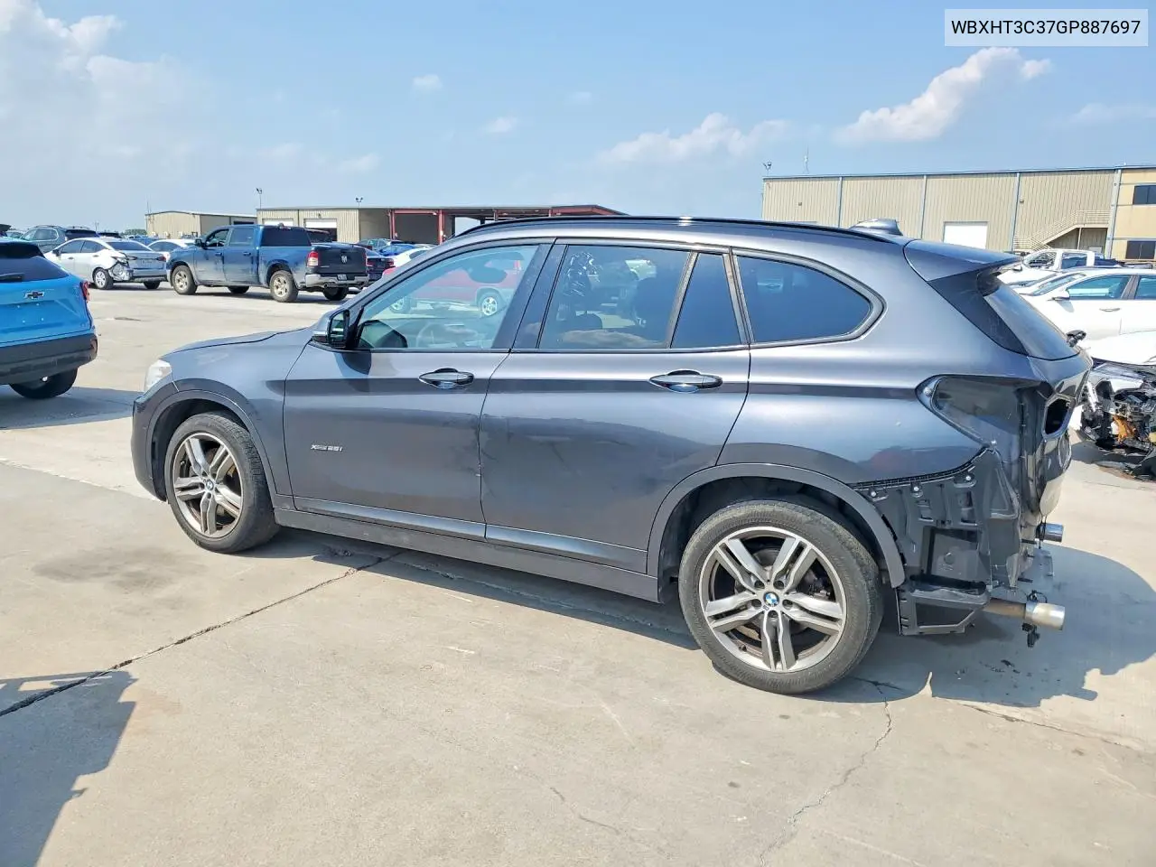 2016 BMW X1 xDrive28I VIN: WBXHT3C37GP887697 Lot: 57128906
