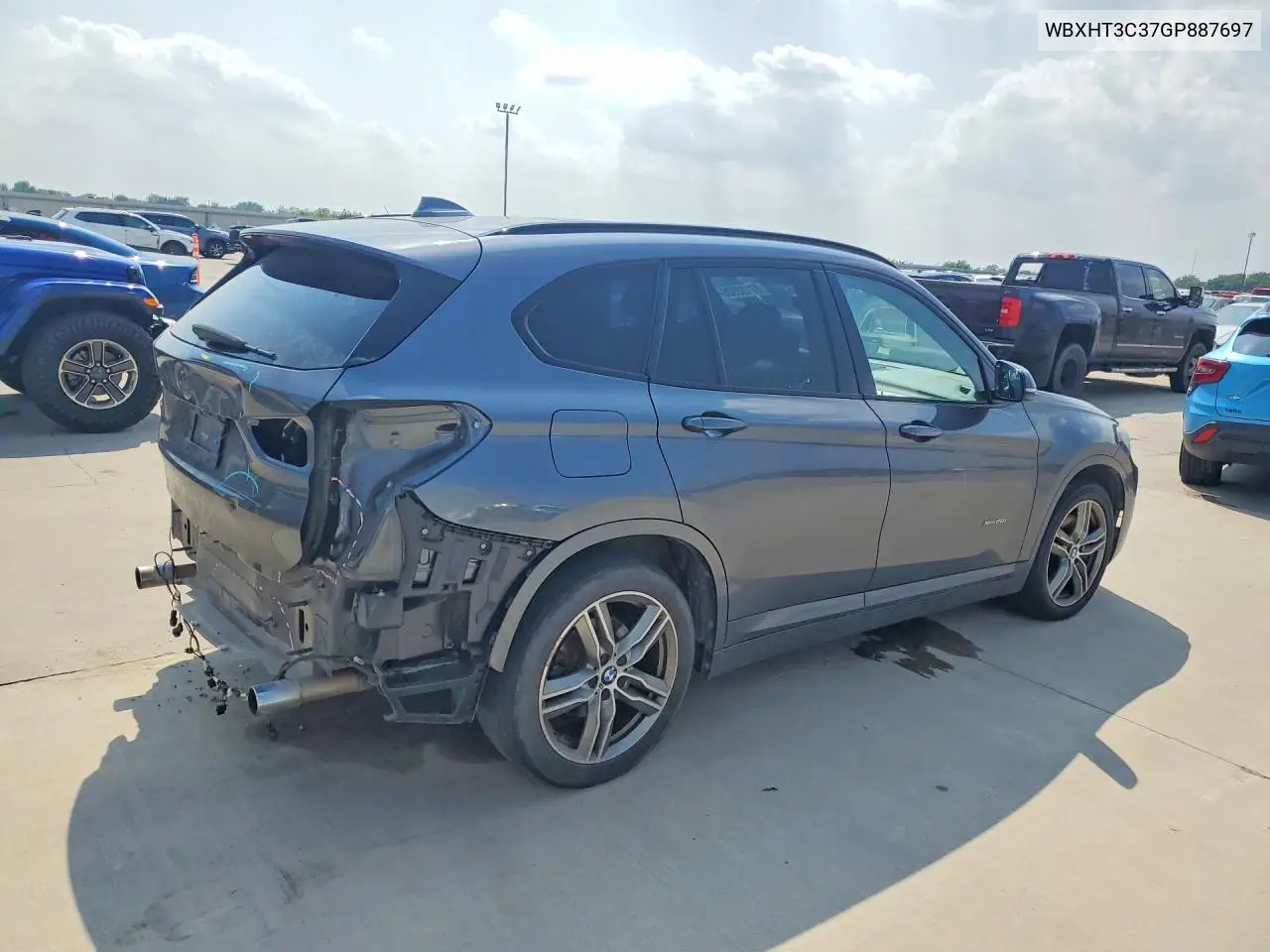 2016 BMW X1 xDrive28I VIN: WBXHT3C37GP887697 Lot: 57128906