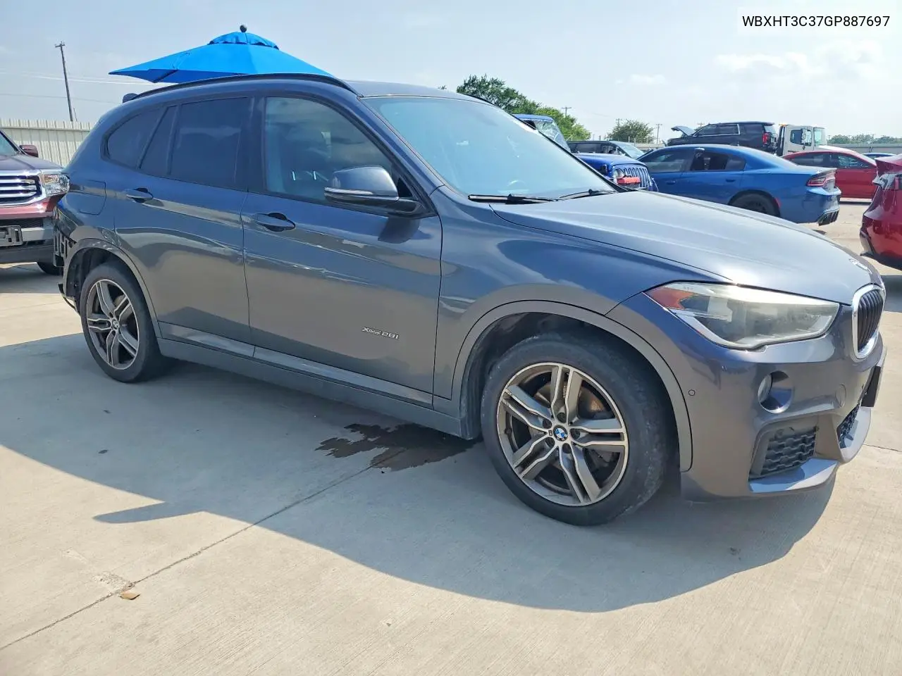 2016 BMW X1 xDrive28I VIN: WBXHT3C37GP887697 Lot: 57128906