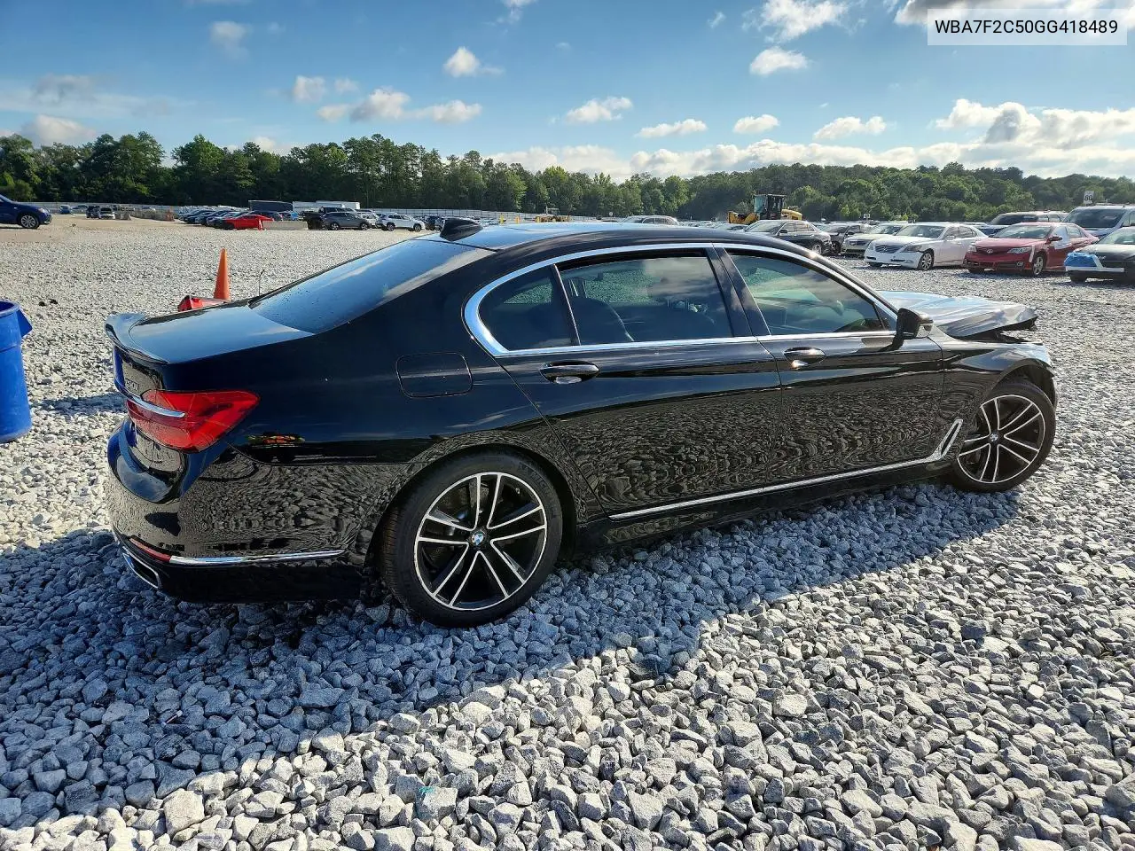 2016 BMW 750 Xi VIN: WBA7F2C50GG418489 Lot: 57658936