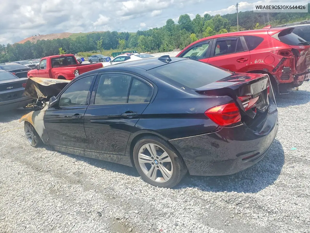 2016 BMW 328 I Sulev VIN: WBA8E9C53GK644426 Lot: 57924216