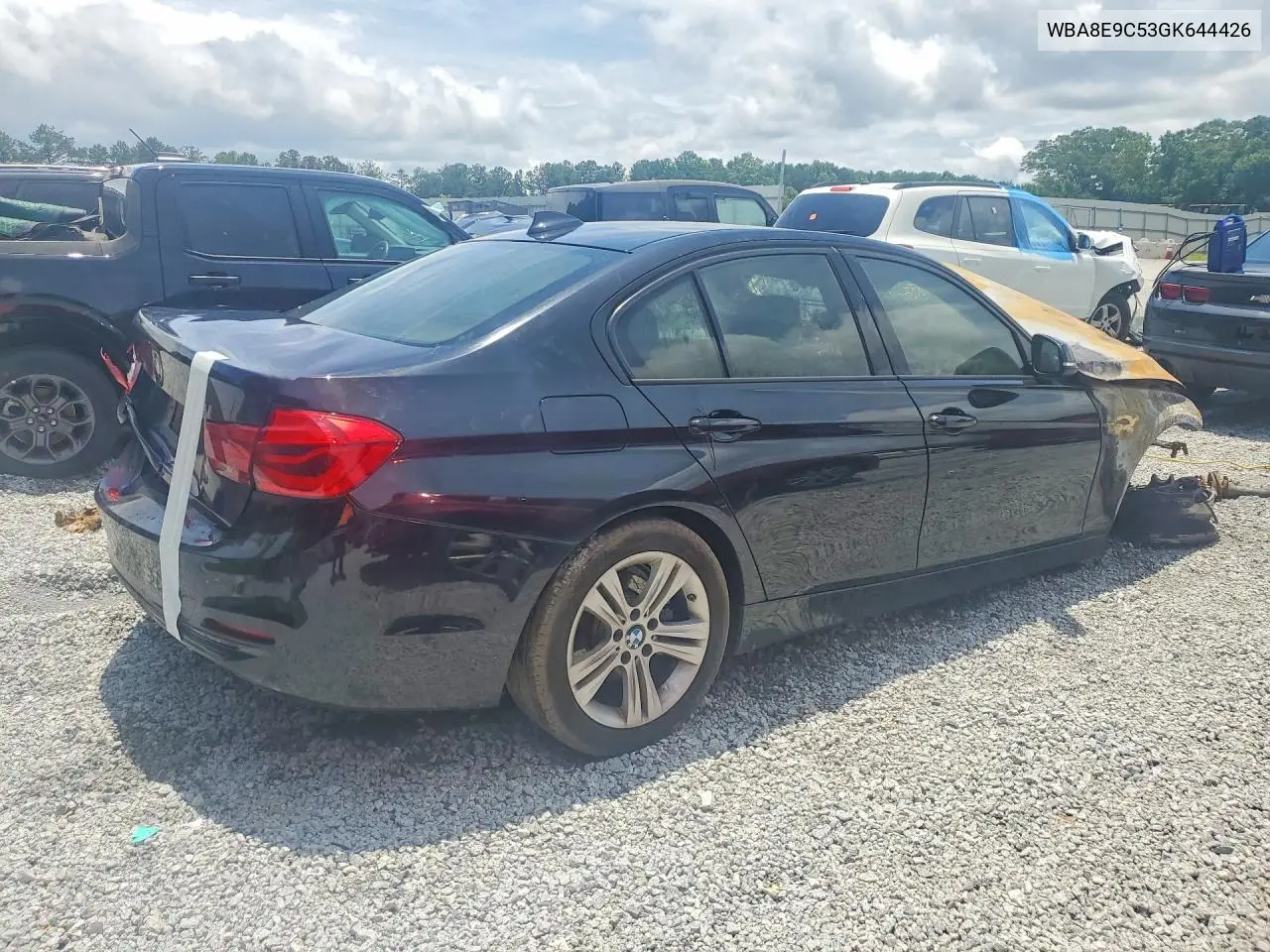 2016 BMW 328 I Sulev VIN: WBA8E9C53GK644426 Lot: 57924216