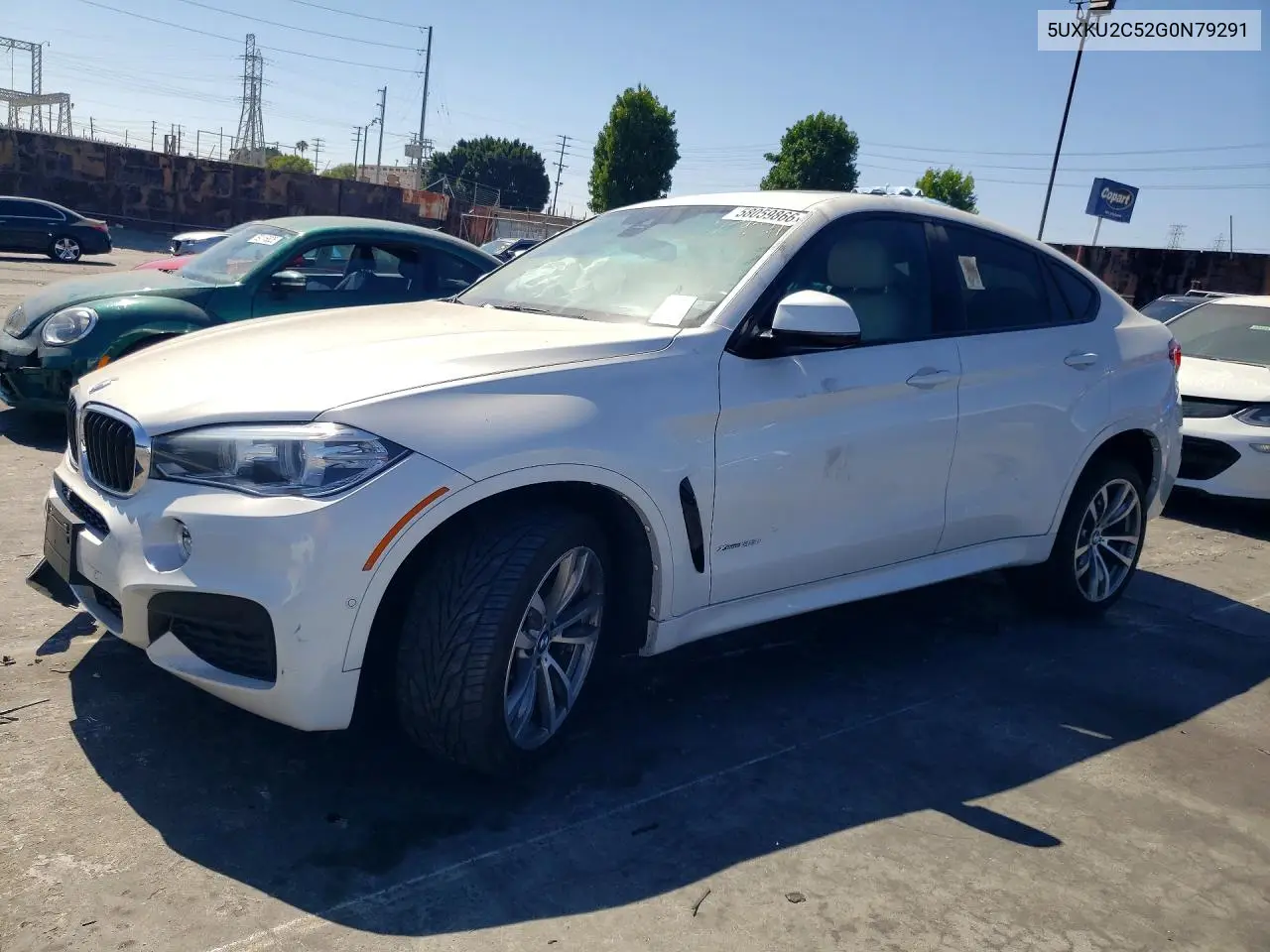 2016 BMW X6 xDrive35I VIN: 5UXKU2C52G0N79291 Lot: 58059866
