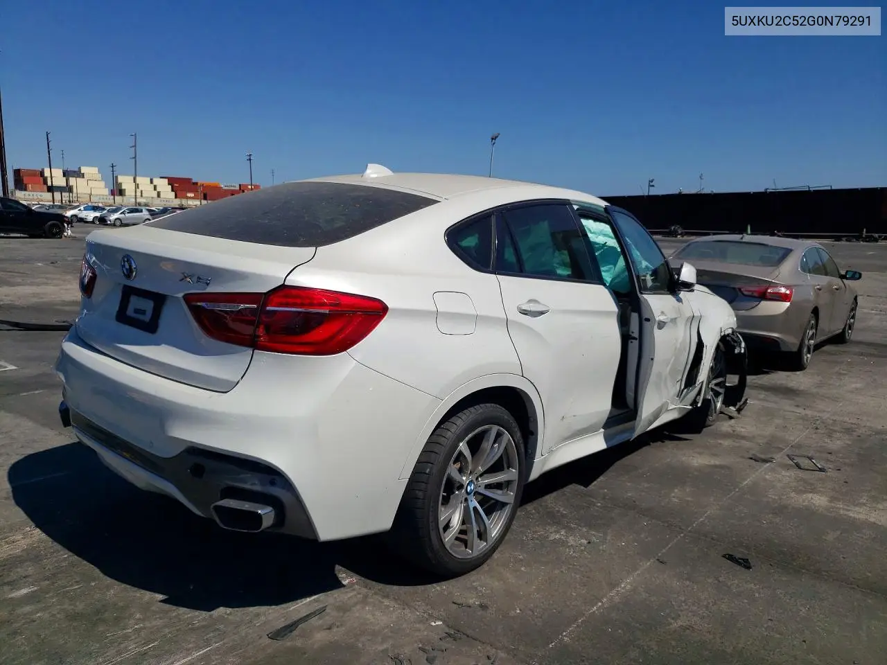 2016 BMW X6 xDrive35I VIN: 5UXKU2C52G0N79291 Lot: 58059866