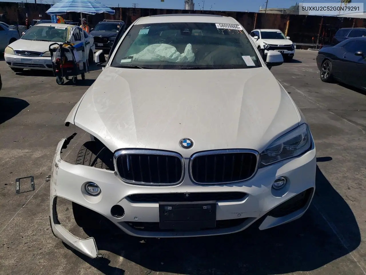 2016 BMW X6 xDrive35I VIN: 5UXKU2C52G0N79291 Lot: 58059866