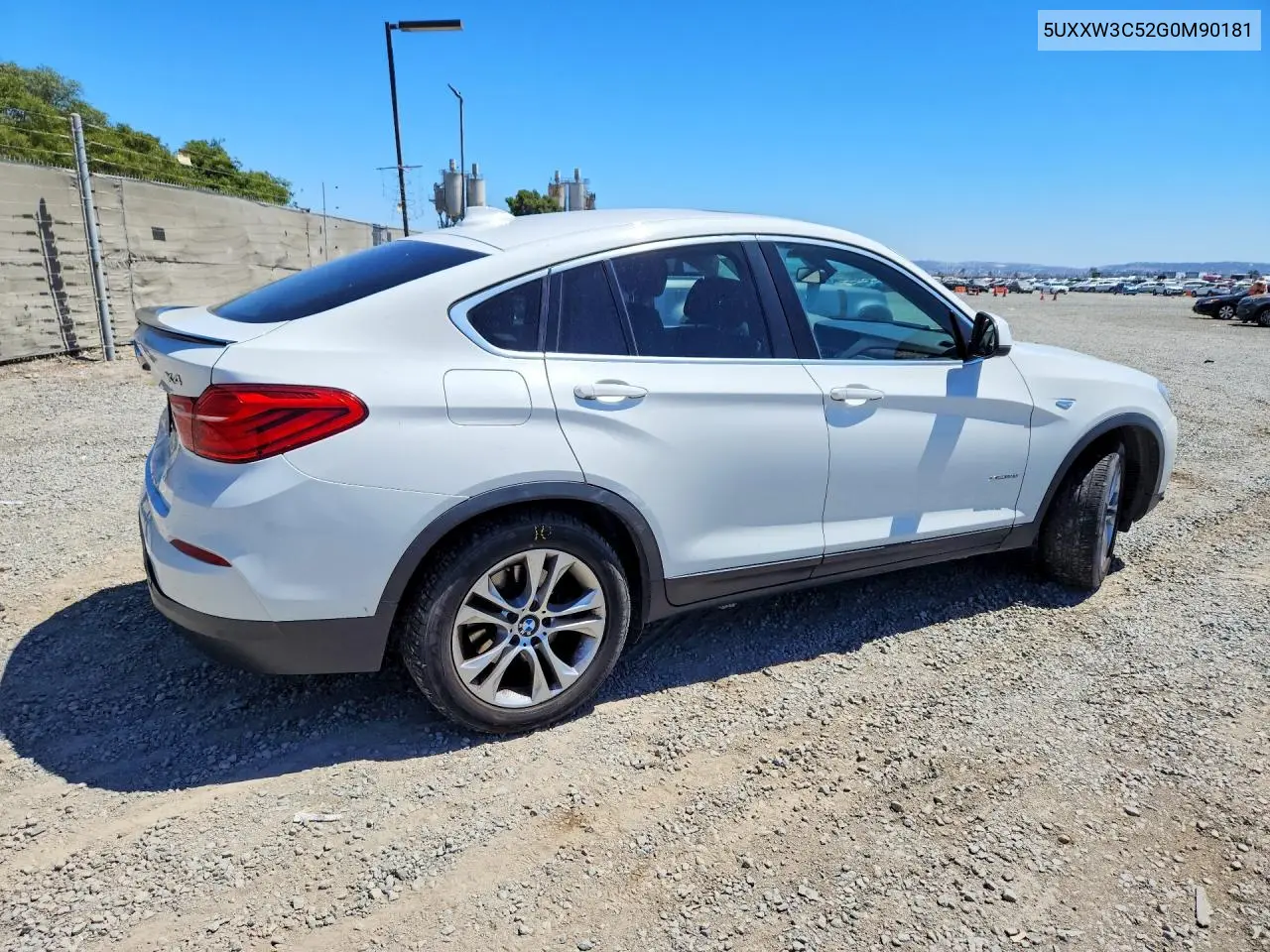 2016 BMW X4 xDrive28I VIN: 5UXXW3C52G0M90181 Lot: 58144186