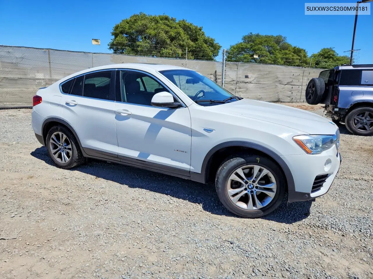 2016 BMW X4 xDrive28I VIN: 5UXXW3C52G0M90181 Lot: 58144186