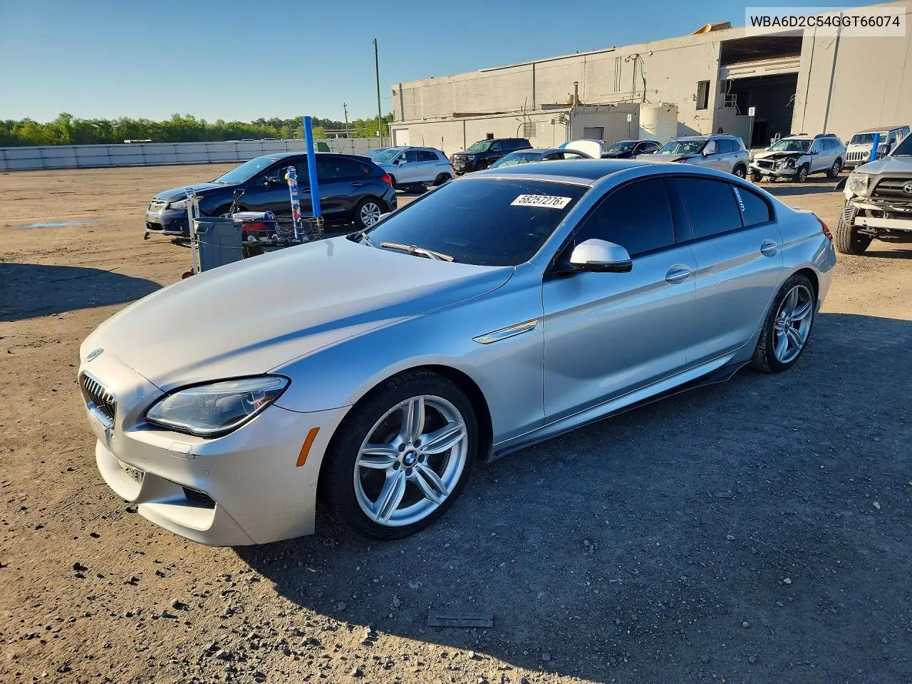 2016 BMW 640 Xi Gran Coupe VIN: WBA6D2C54GGT66074 Lot: 58257276