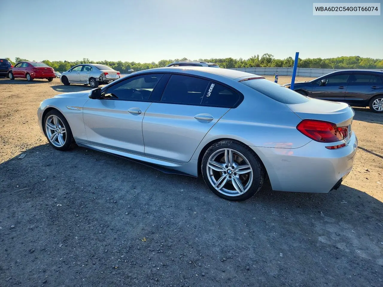 2016 BMW 640 Xi Gran Coupe VIN: WBA6D2C54GGT66074 Lot: 58257276