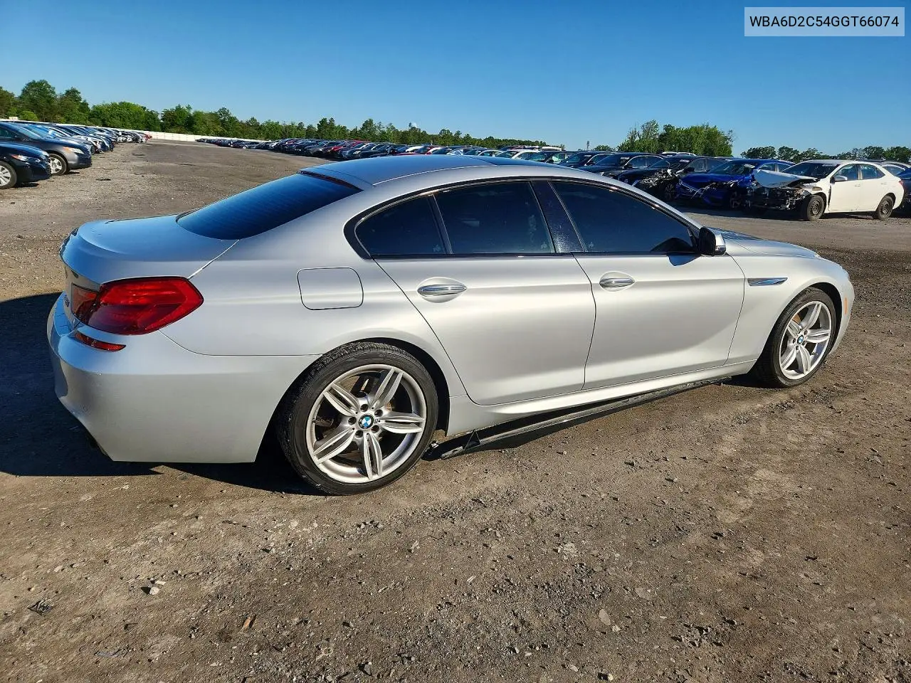 2016 BMW 640 Xi Gran Coupe VIN: WBA6D2C54GGT66074 Lot: 58257276