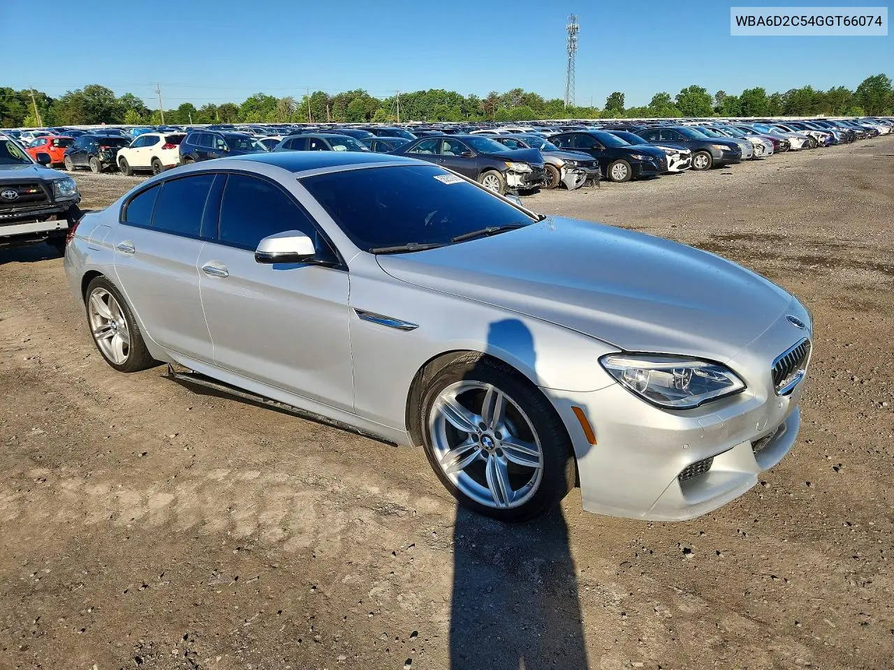 2016 BMW 640 Xi Gran Coupe VIN: WBA6D2C54GGT66074 Lot: 58257276