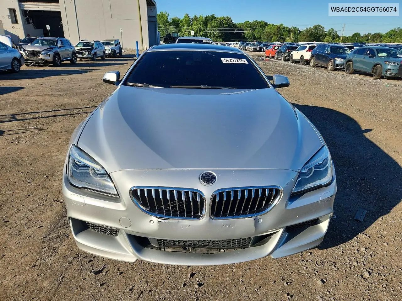 2016 BMW 640 Xi Gran Coupe VIN: WBA6D2C54GGT66074 Lot: 58257276