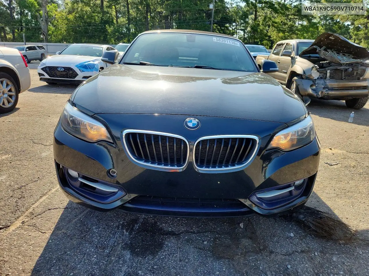 2016 BMW 228 I Sulev VIN: WBA1K9C59GV710714 Lot: 58391116