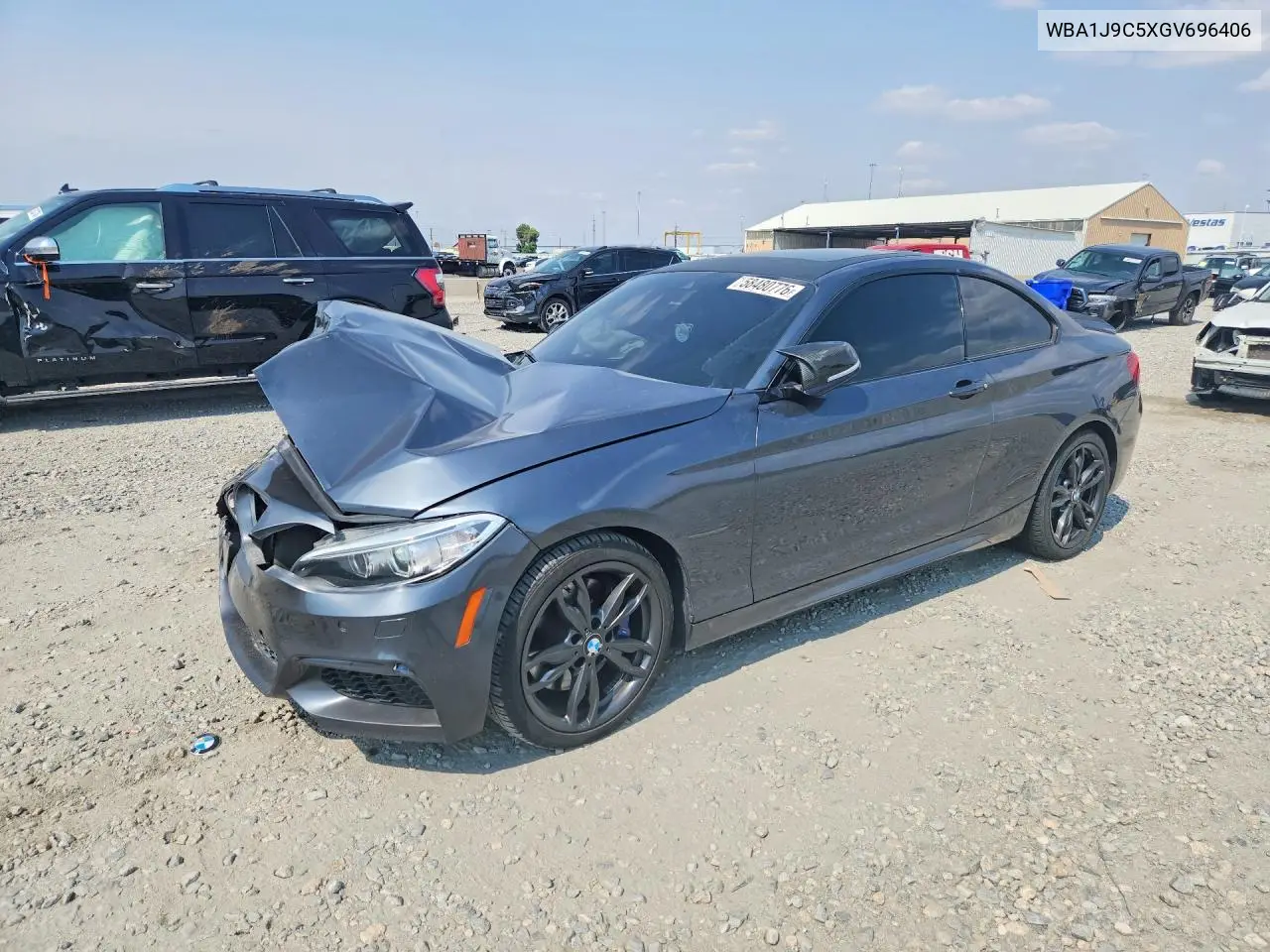 2016 BMW M235Xi VIN: WBA1J9C5XGV696406 Lot: 58480776