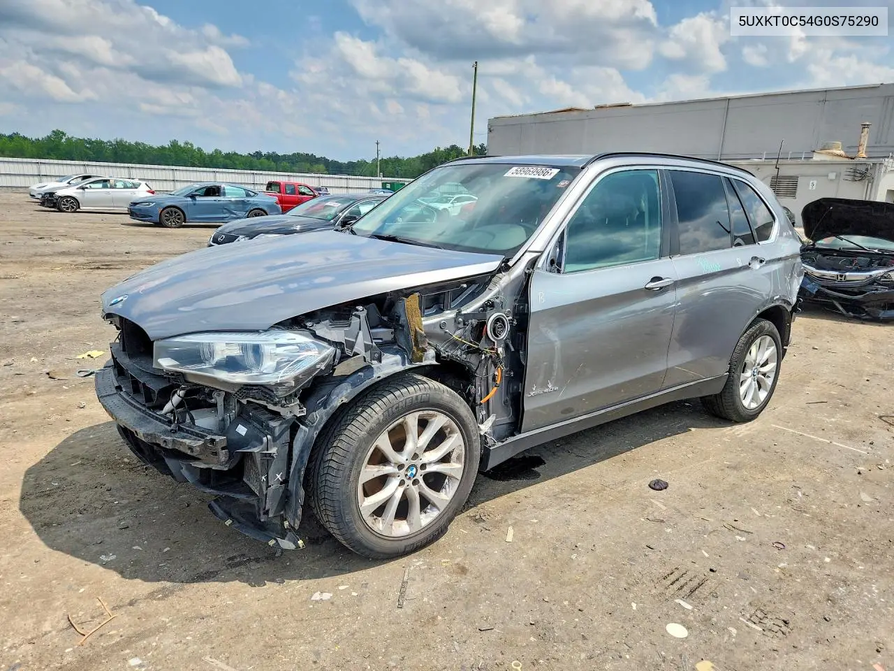 2016 BMW X5 Xdr40E VIN: 5UXKT0C54G0S75290 Lot: 58969986