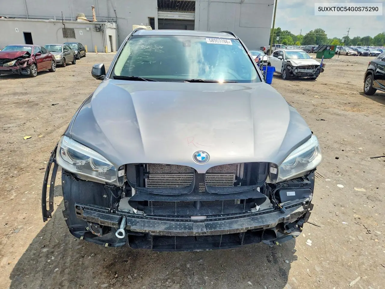 2016 BMW X5 Xdr40E VIN: 5UXKT0C54G0S75290 Lot: 58969986