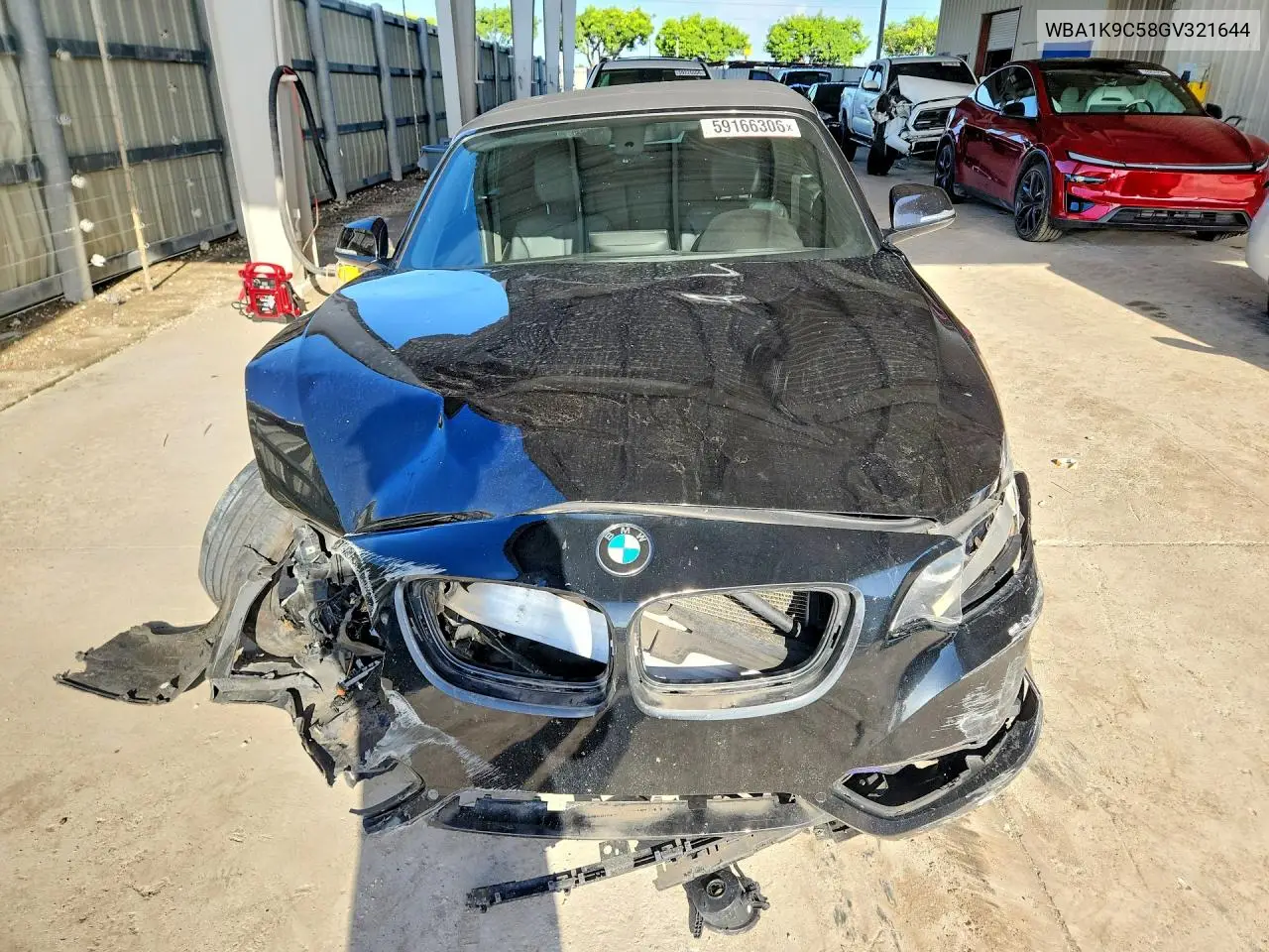 2016 BMW 228 I Sulev VIN: WBA1K9C58GV321644 Lot: 59166306