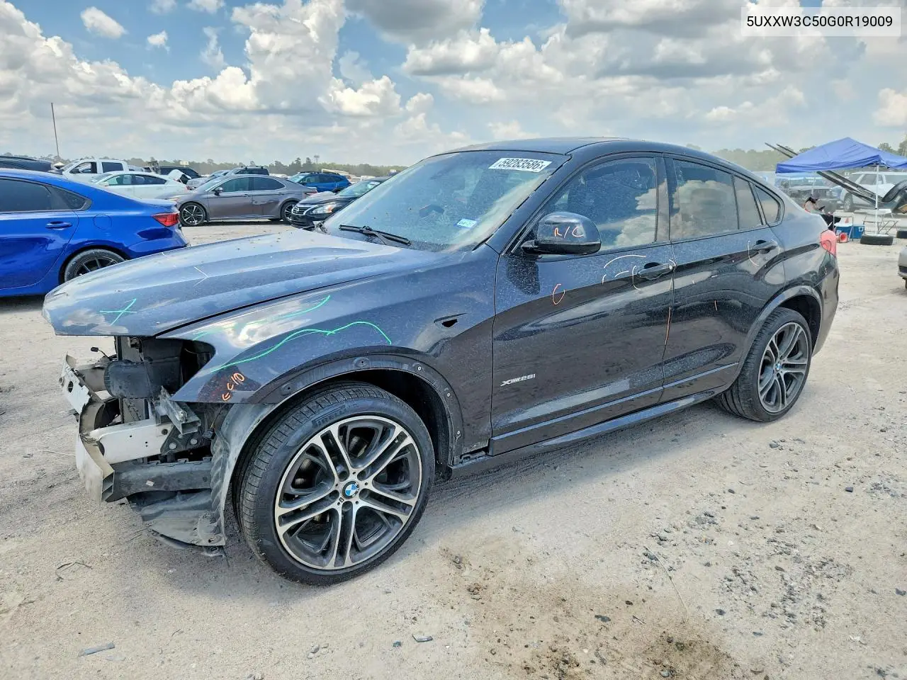 2016 BMW X4 xDrive28I VIN: 5UXXW3C50G0R19009 Lot: 59283586