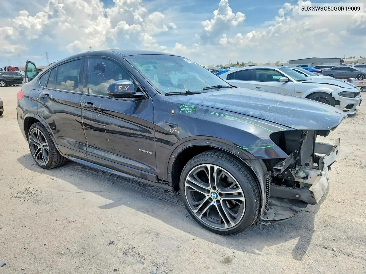 2016 BMW X4 xDrive28I VIN: 5UXXW3C50G0R19009 Lot: 59283586