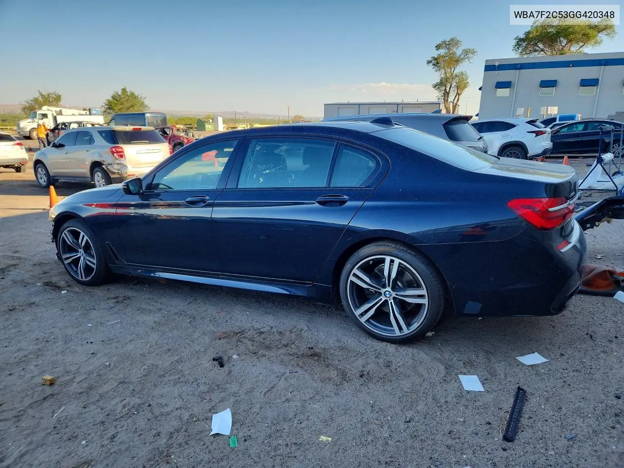 2016 BMW 750 Xi VIN: WBA7F2C53GG420348 Lot: 59382056