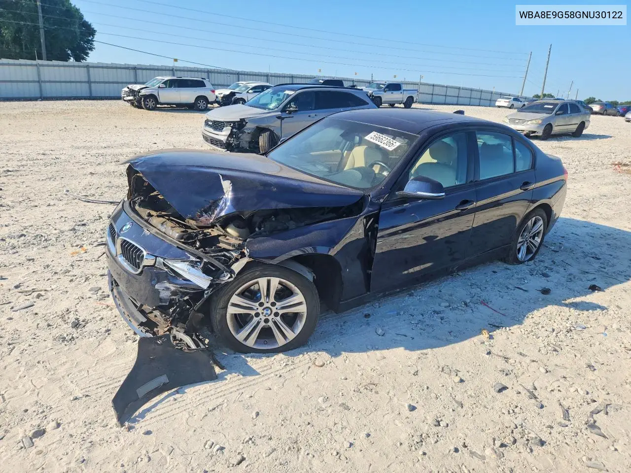 2016 BMW 328 I Sulev VIN: WBA8E9G58GNU30122 Lot: 59662366