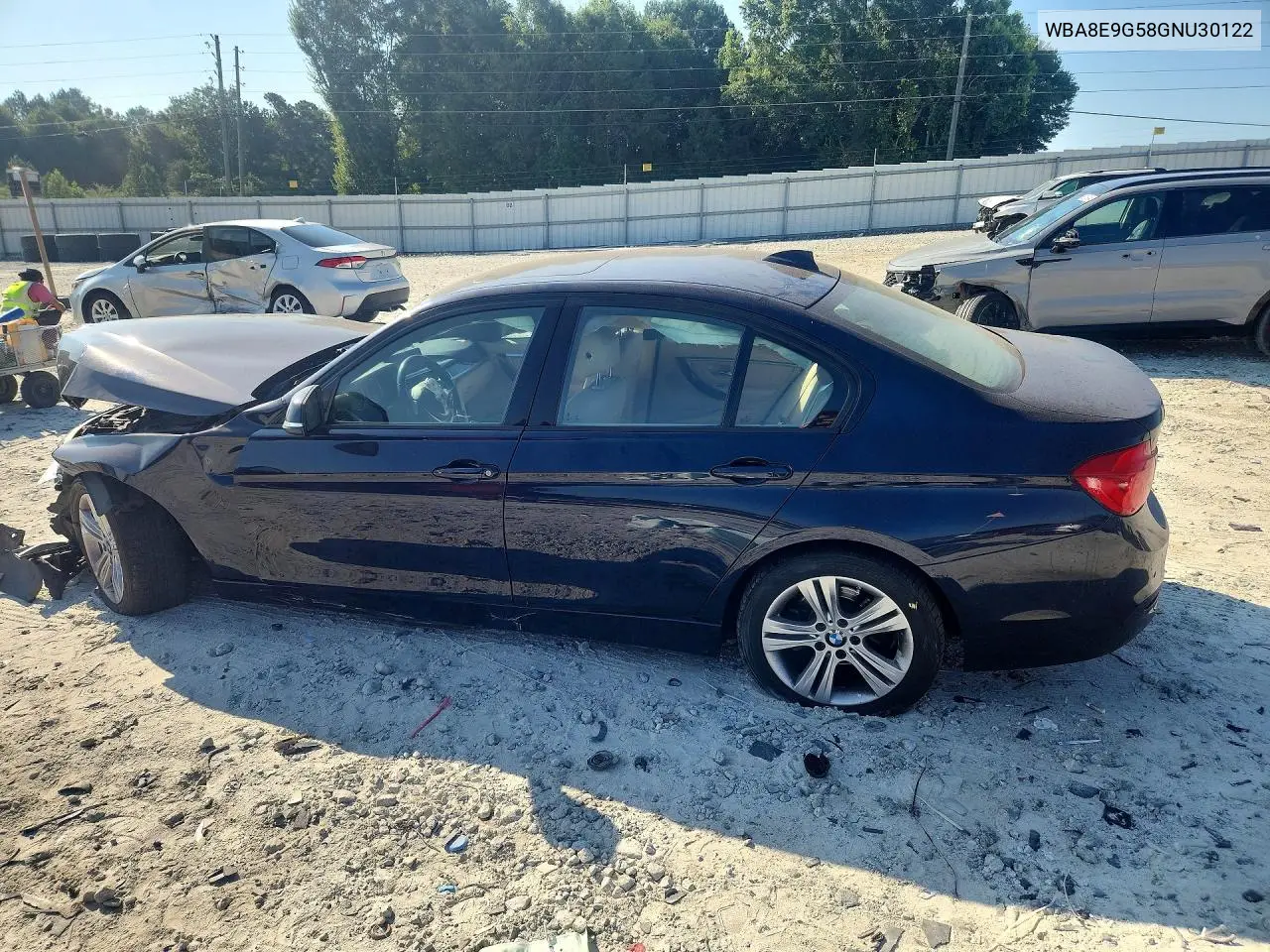 2016 BMW 328 I Sulev VIN: WBA8E9G58GNU30122 Lot: 59662366