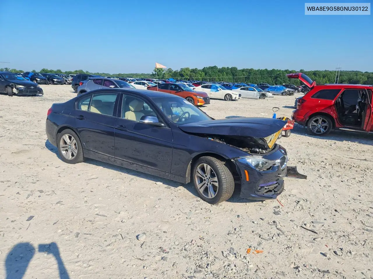 2016 BMW 328 I Sulev VIN: WBA8E9G58GNU30122 Lot: 59662366