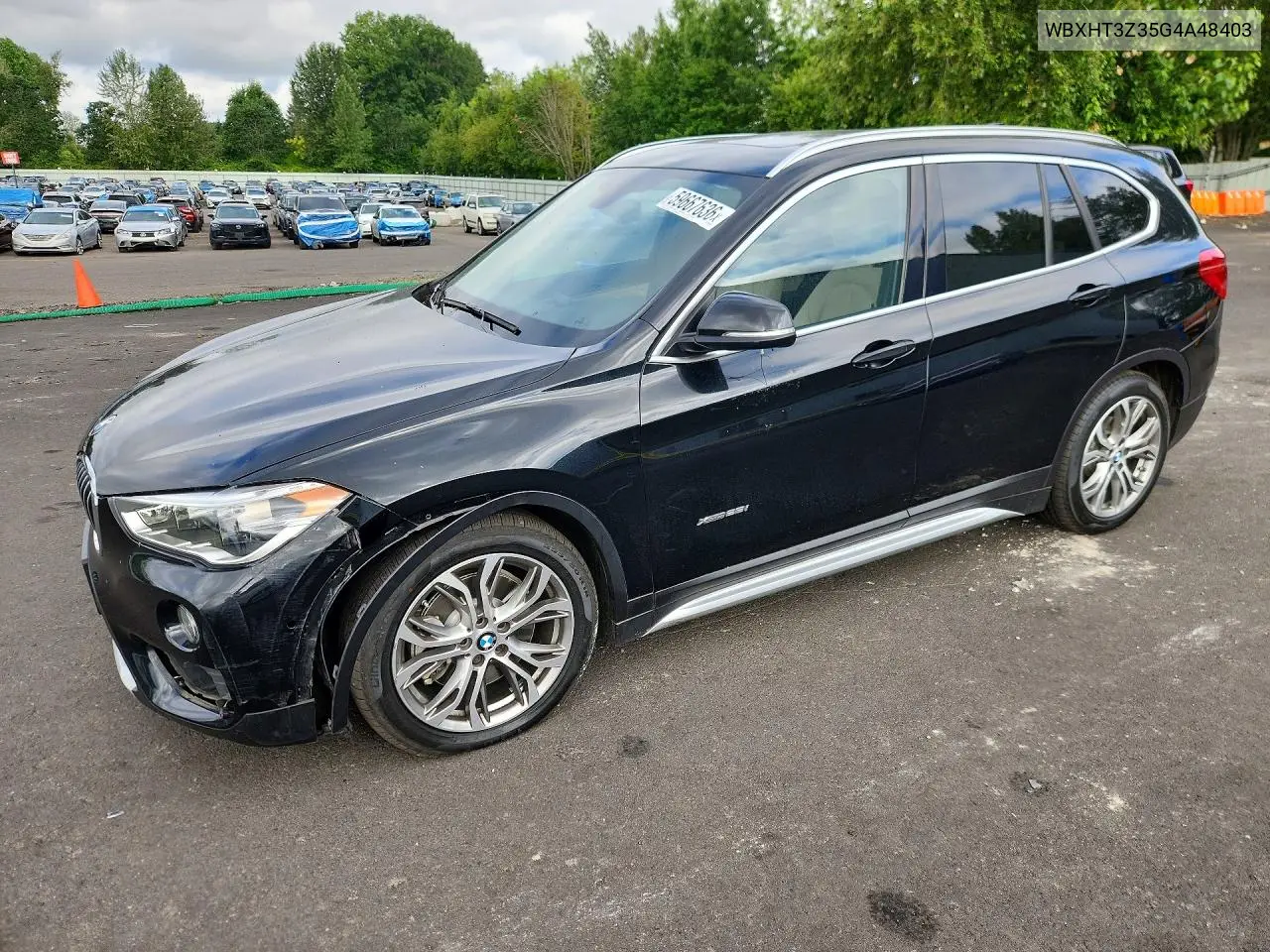 2016 BMW X1 xDrive28I VIN: WBXHT3Z35G4A48403 Lot: 59667636