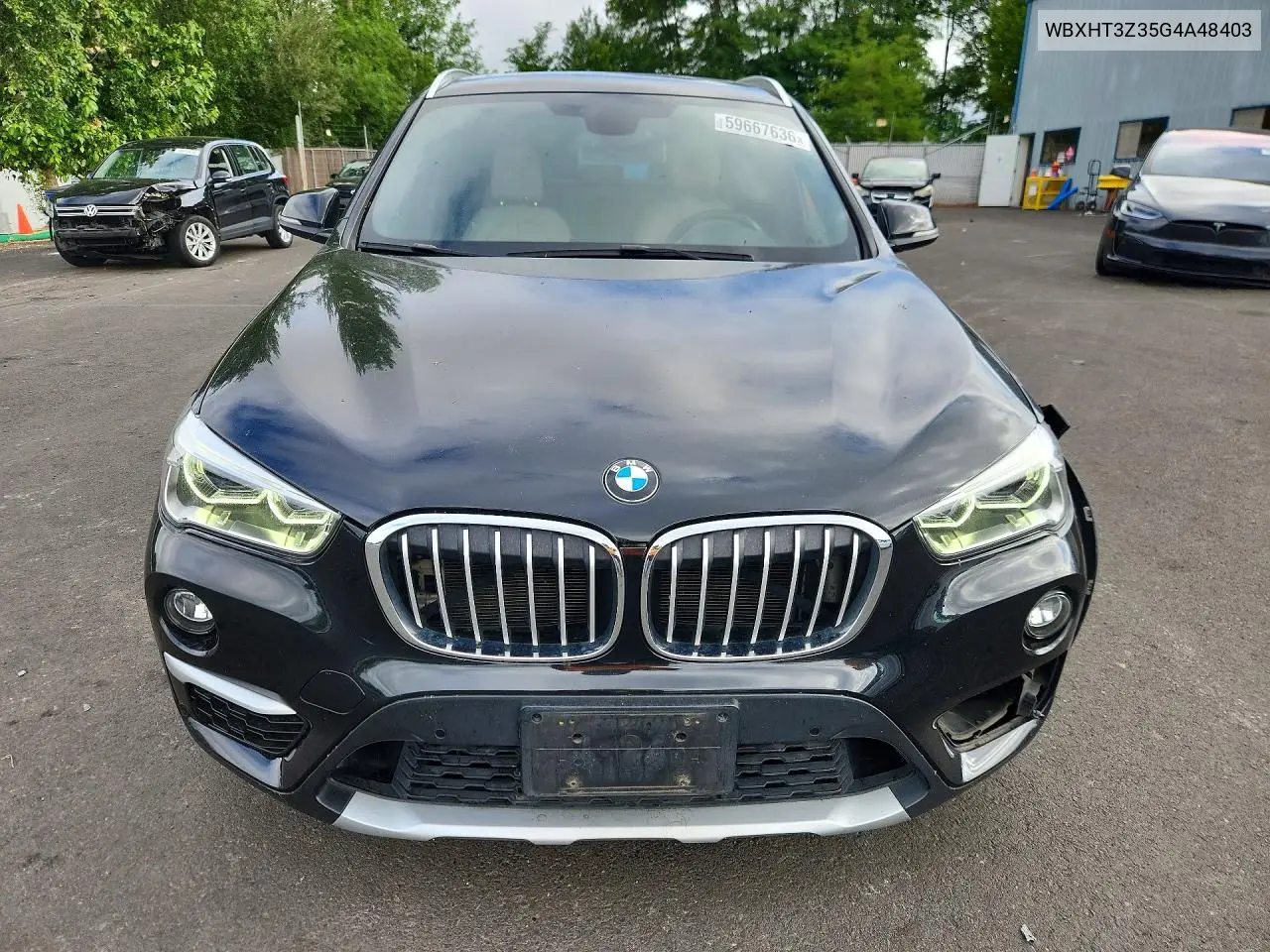 2016 BMW X1 xDrive28I VIN: WBXHT3Z35G4A48403 Lot: 59667636