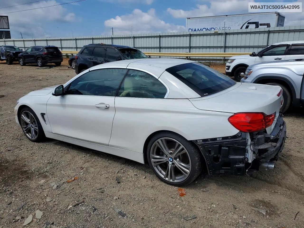 2016 BMW 435 I VIN: WBA3T3C50G5A42095 Lot: 59679196