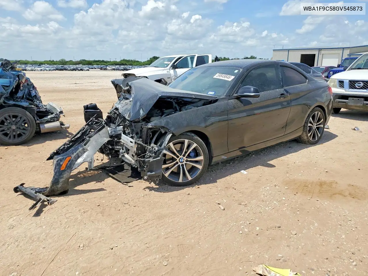 2016 BMW 228 I Sulev VIN: WBA1F9C58GV545873 Lot: 59849846