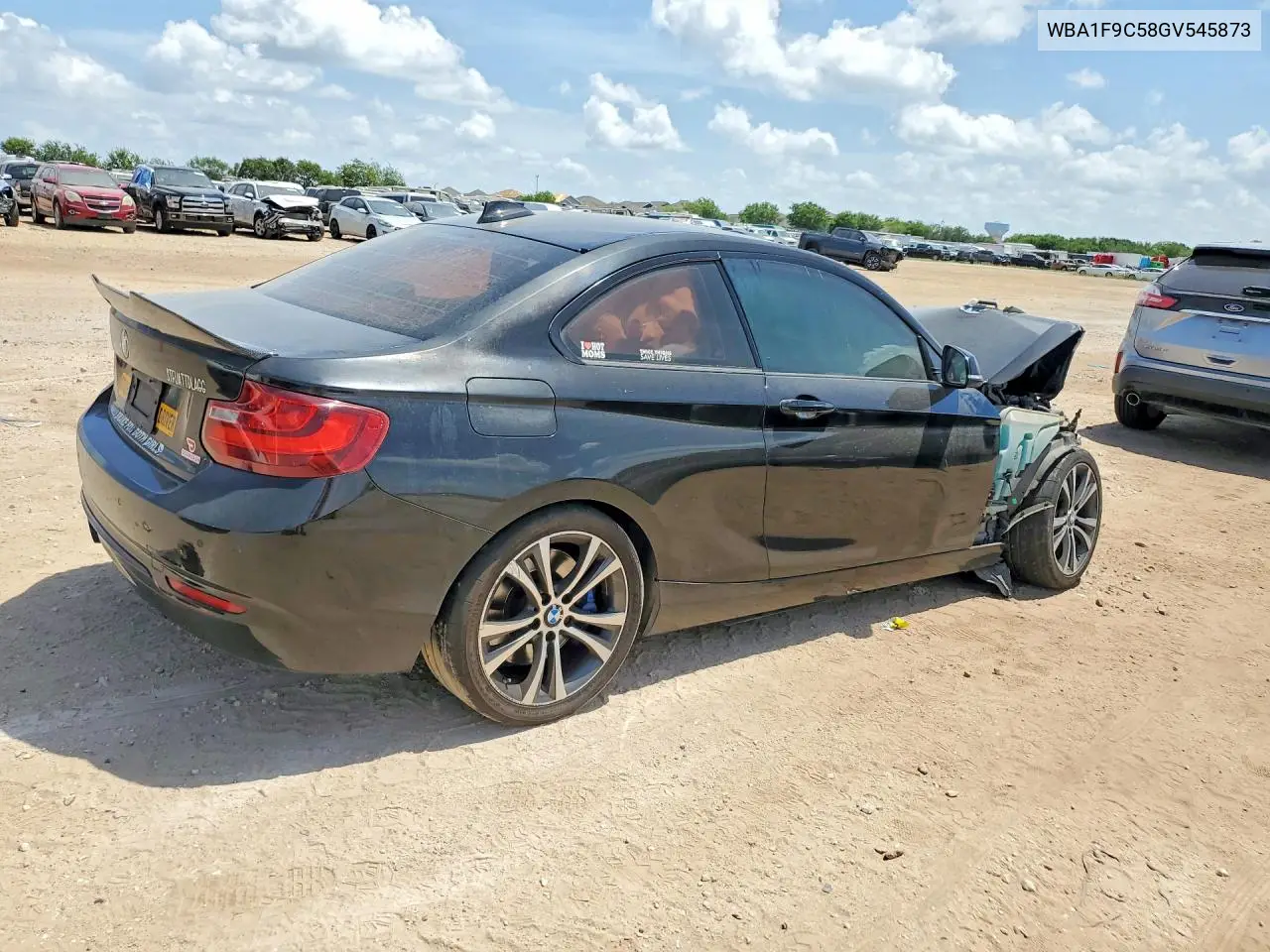 2016 BMW 228 I Sulev VIN: WBA1F9C58GV545873 Lot: 59849846