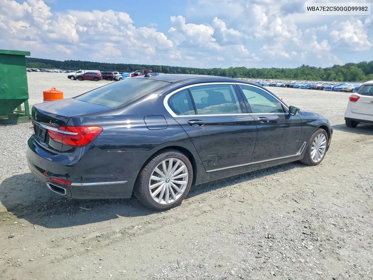 2016 BMW 740 I VIN: WBA7E2C50GGD99982 Lot: 59894186