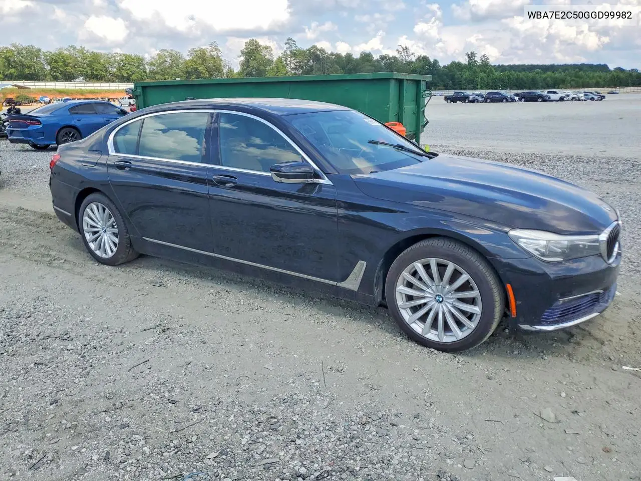 2016 BMW 740 I VIN: WBA7E2C50GGD99982 Lot: 59894186
