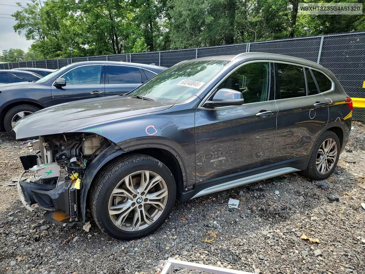 2016 BMW X1 xDrive28I VIN: WBXHT3Z35G4A51320 Lot: 60240846