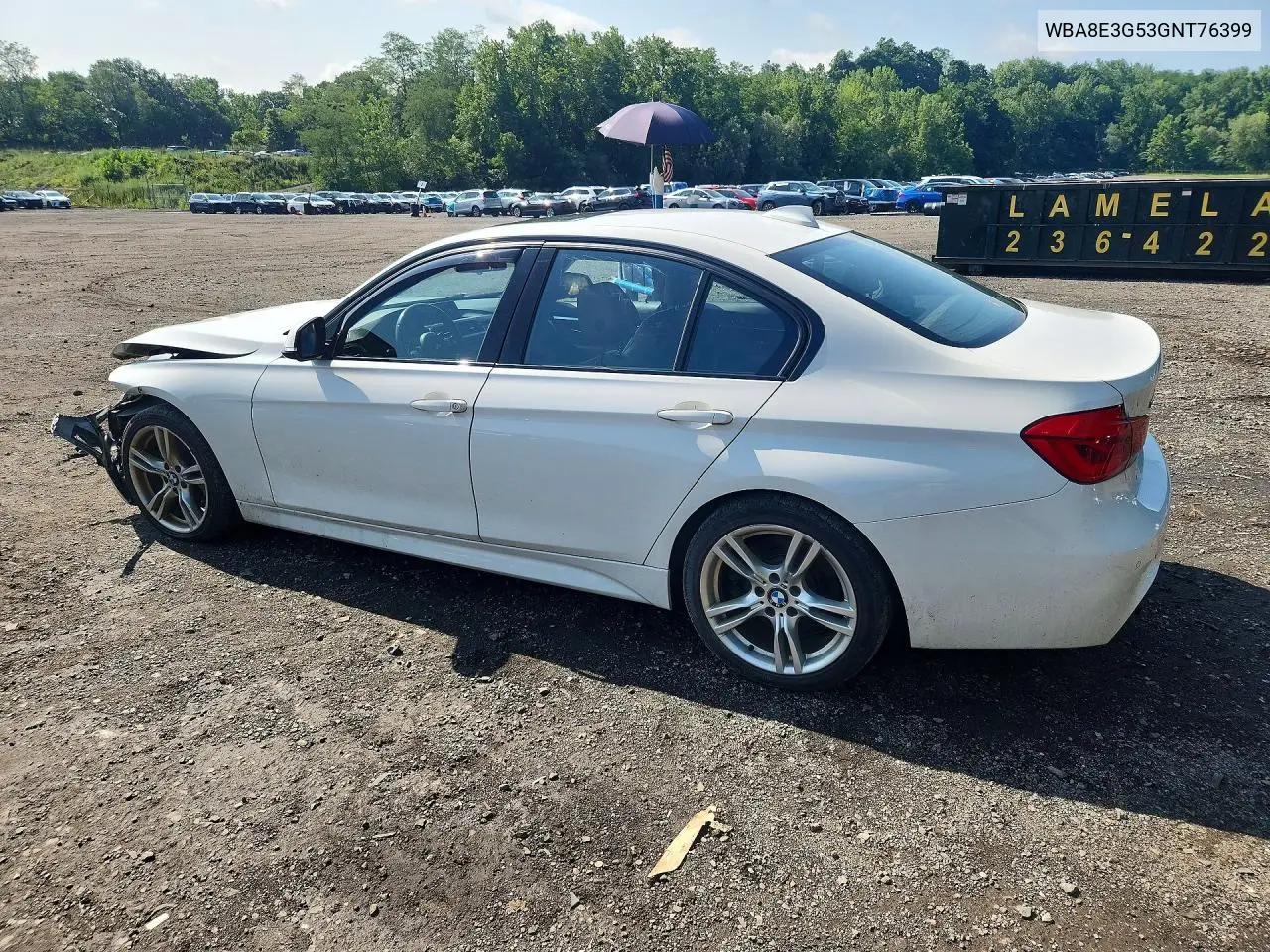 2016 BMW 328 Xi Sulev VIN: WBA8E3G53GNT76399 Lot: 60843026