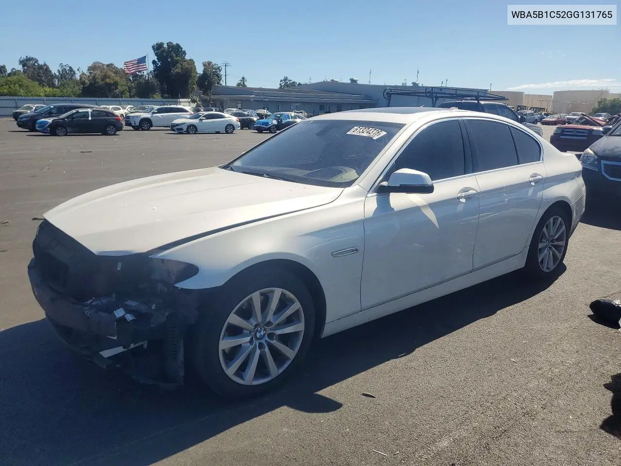 2016 BMW 535 I VIN: WBA5B1C52GG131765 Lot: 61324316