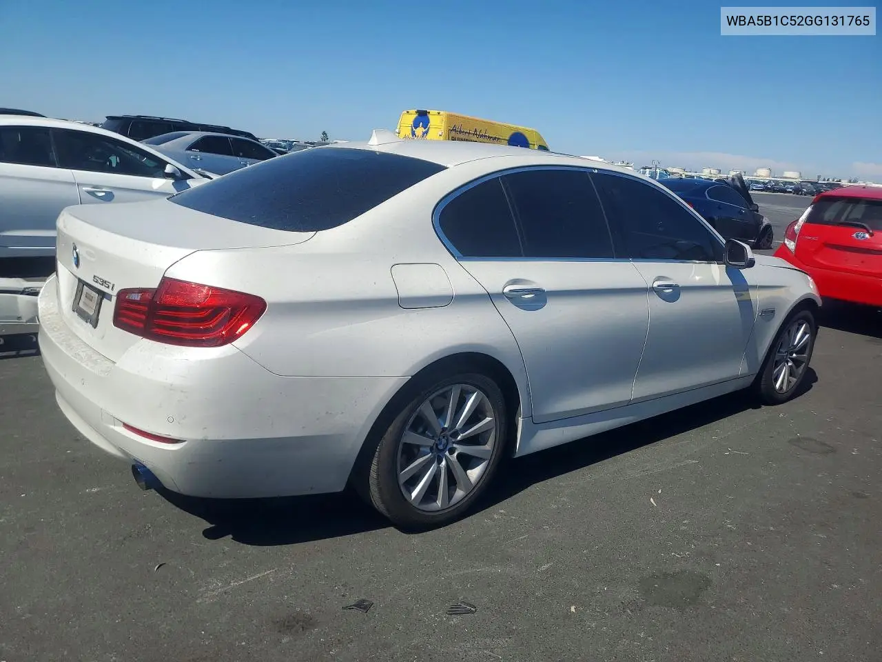 2016 BMW 535 I VIN: WBA5B1C52GG131765 Lot: 61324316