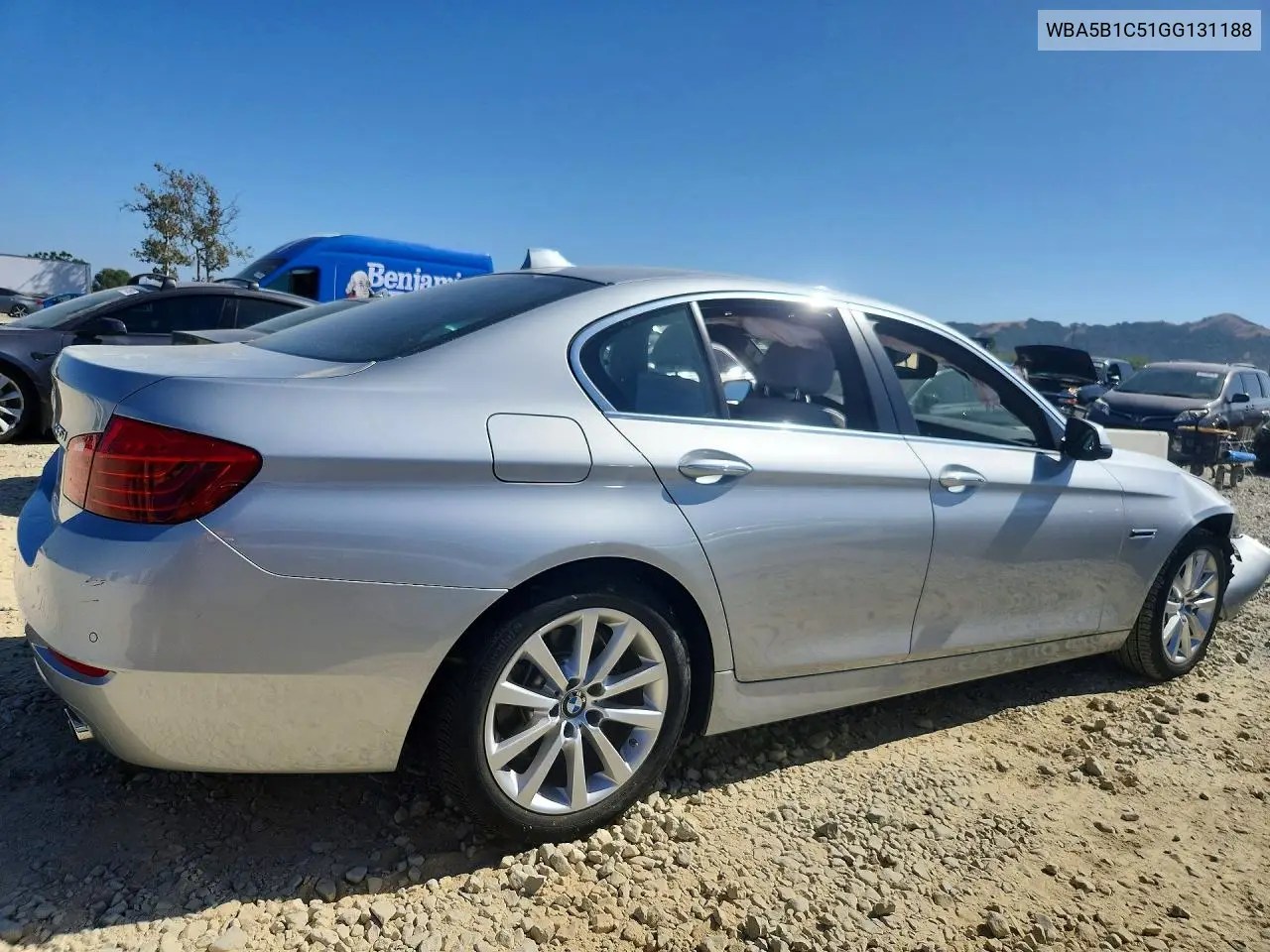 2016 BMW 535 I VIN: WBA5B1C51GG131188 Lot: 61713626