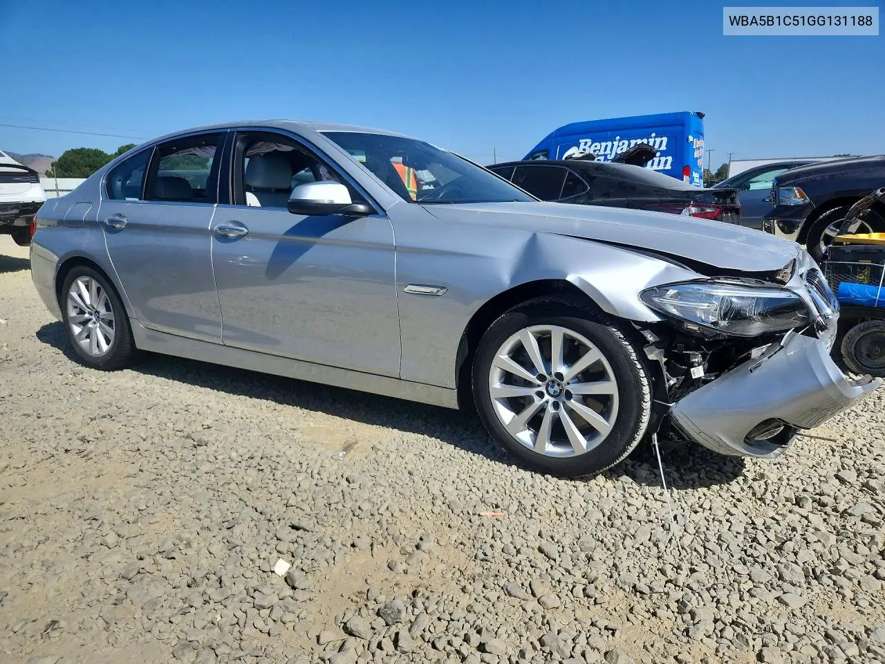 2016 BMW 535 I VIN: WBA5B1C51GG131188 Lot: 61713626