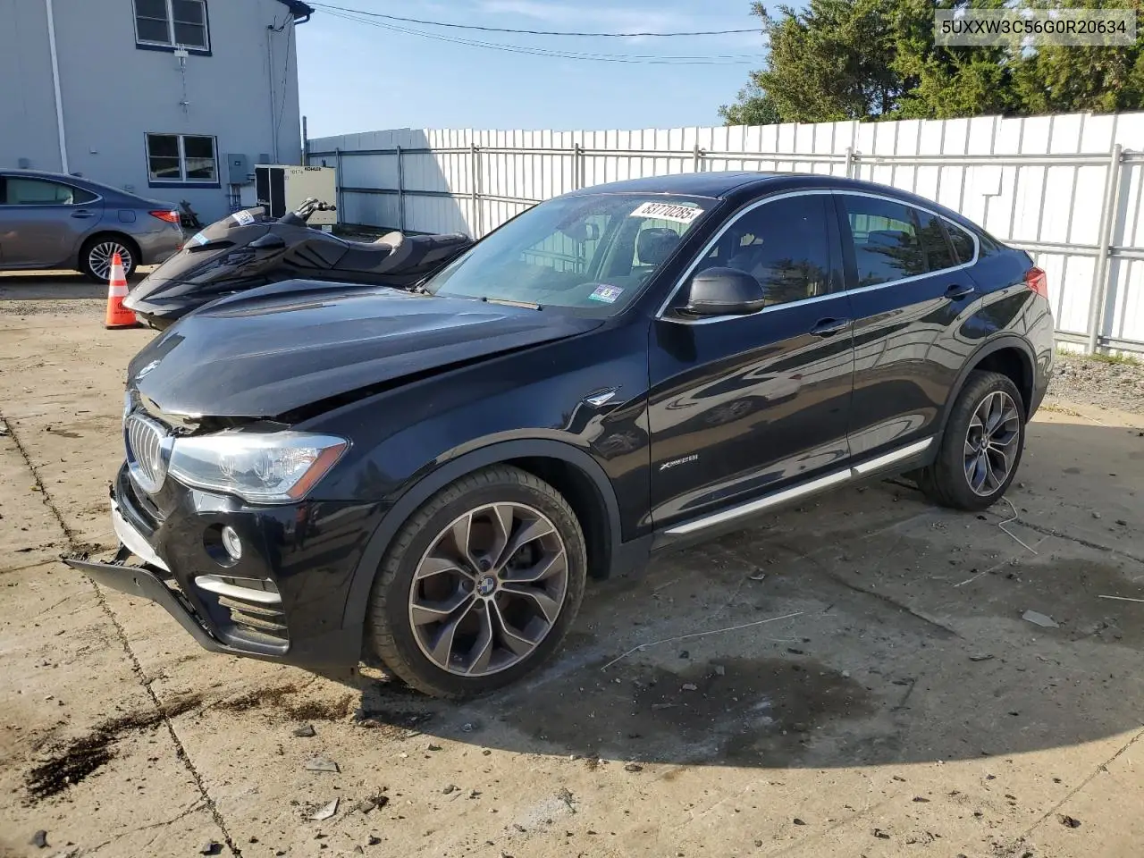 2016 BMW X4 xDrive28I VIN: 5UXXW3C56G0R20634 Lot: 83770285