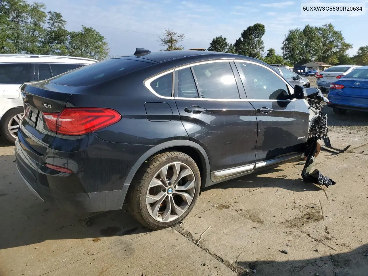 2016 BMW X4 xDrive28I VIN: 5UXXW3C56G0R20634 Lot: 83770285