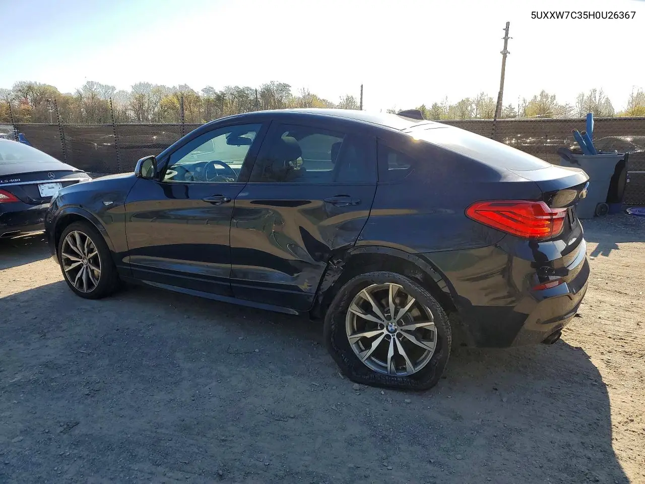 2017 BMW X4 xDrivem40I VIN: 5UXXW7C35H0U26367 Lot: 48609916