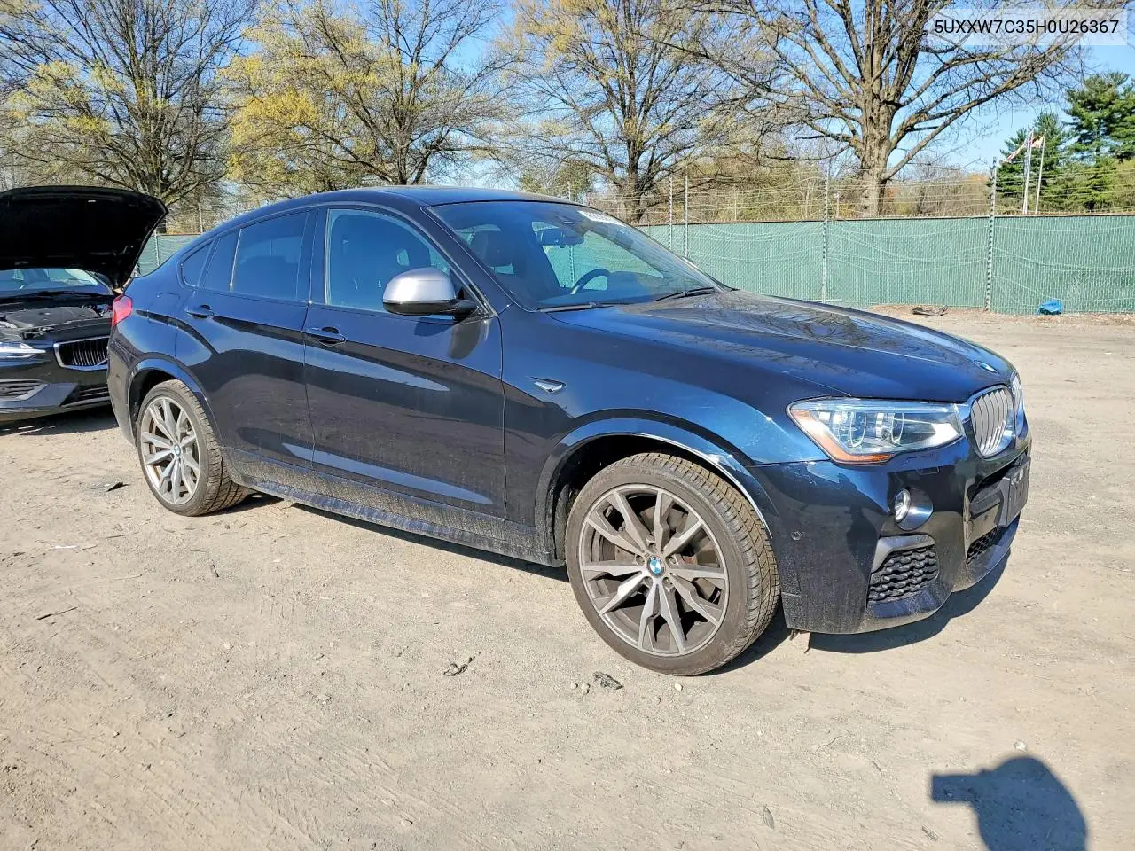 2017 BMW X4 xDrivem40I VIN: 5UXXW7C35H0U26367 Lot: 48609916