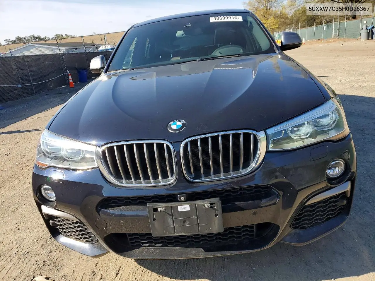 2017 BMW X4 xDrivem40I VIN: 5UXXW7C35H0U26367 Lot: 48609916