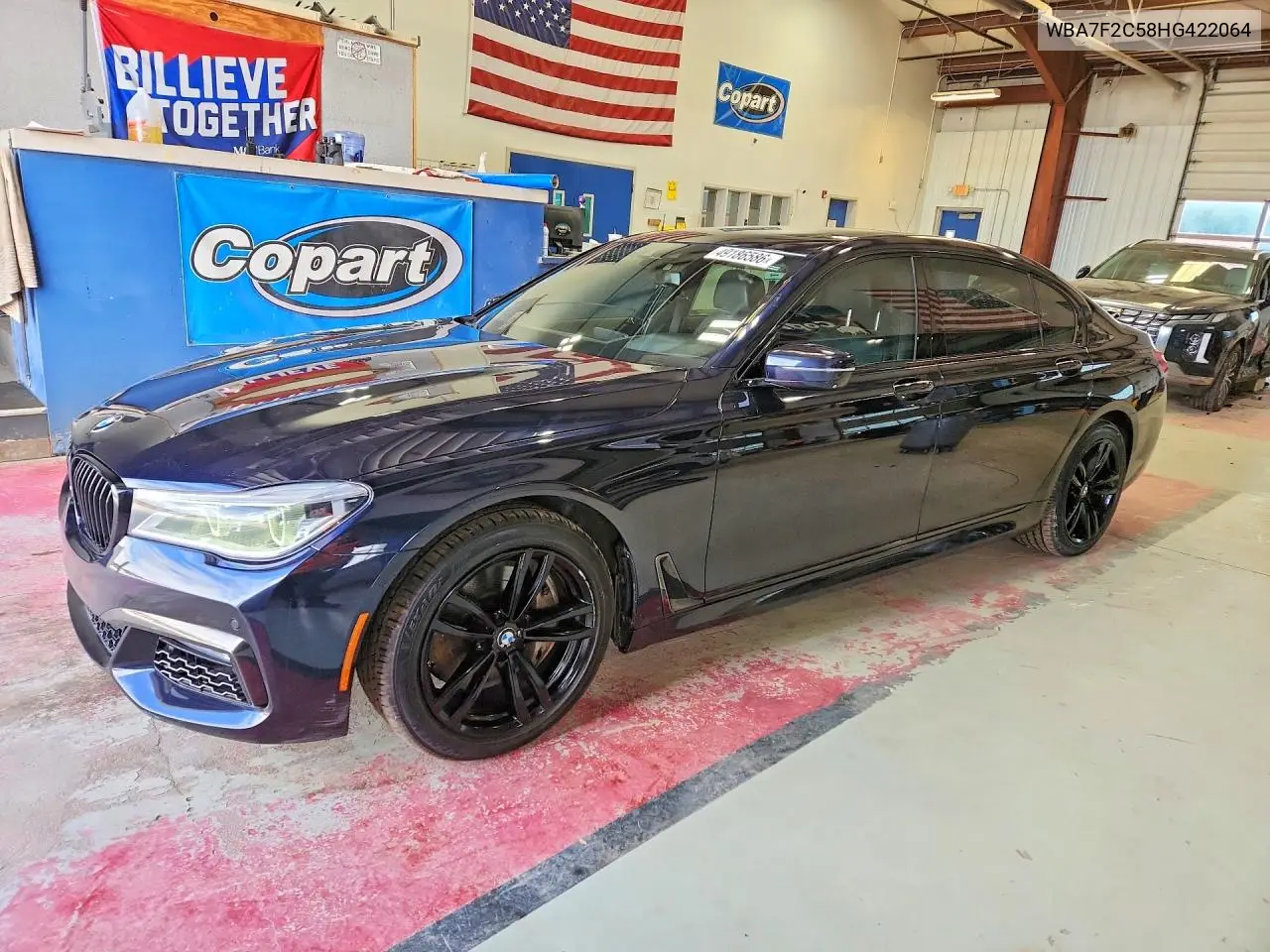2017 BMW 750 Xi VIN: WBA7F2C58HG422064 Lot: 49186586