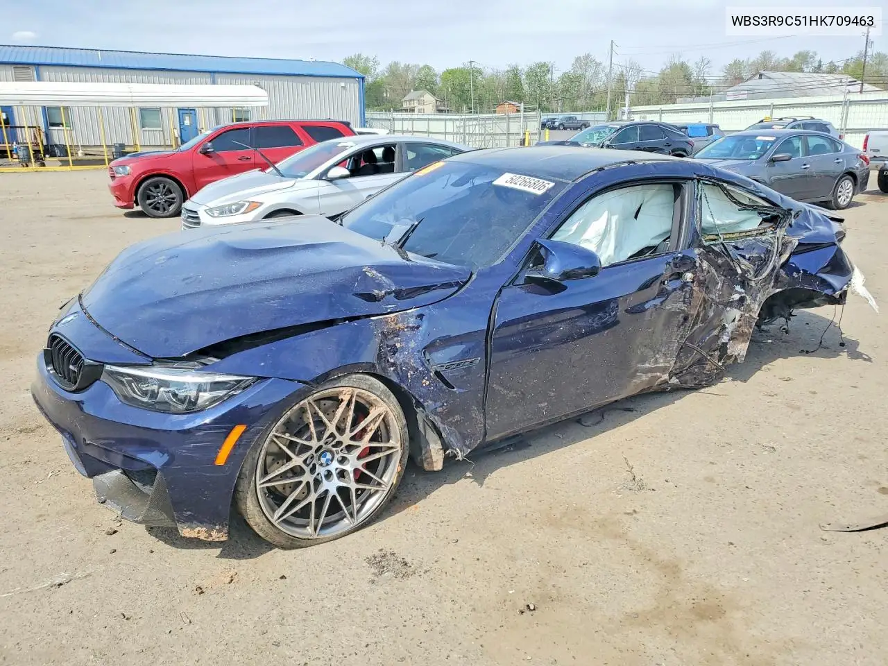 2017 BMW M4 VIN: WBS3R9C51HK709463 Lot: 50266806
