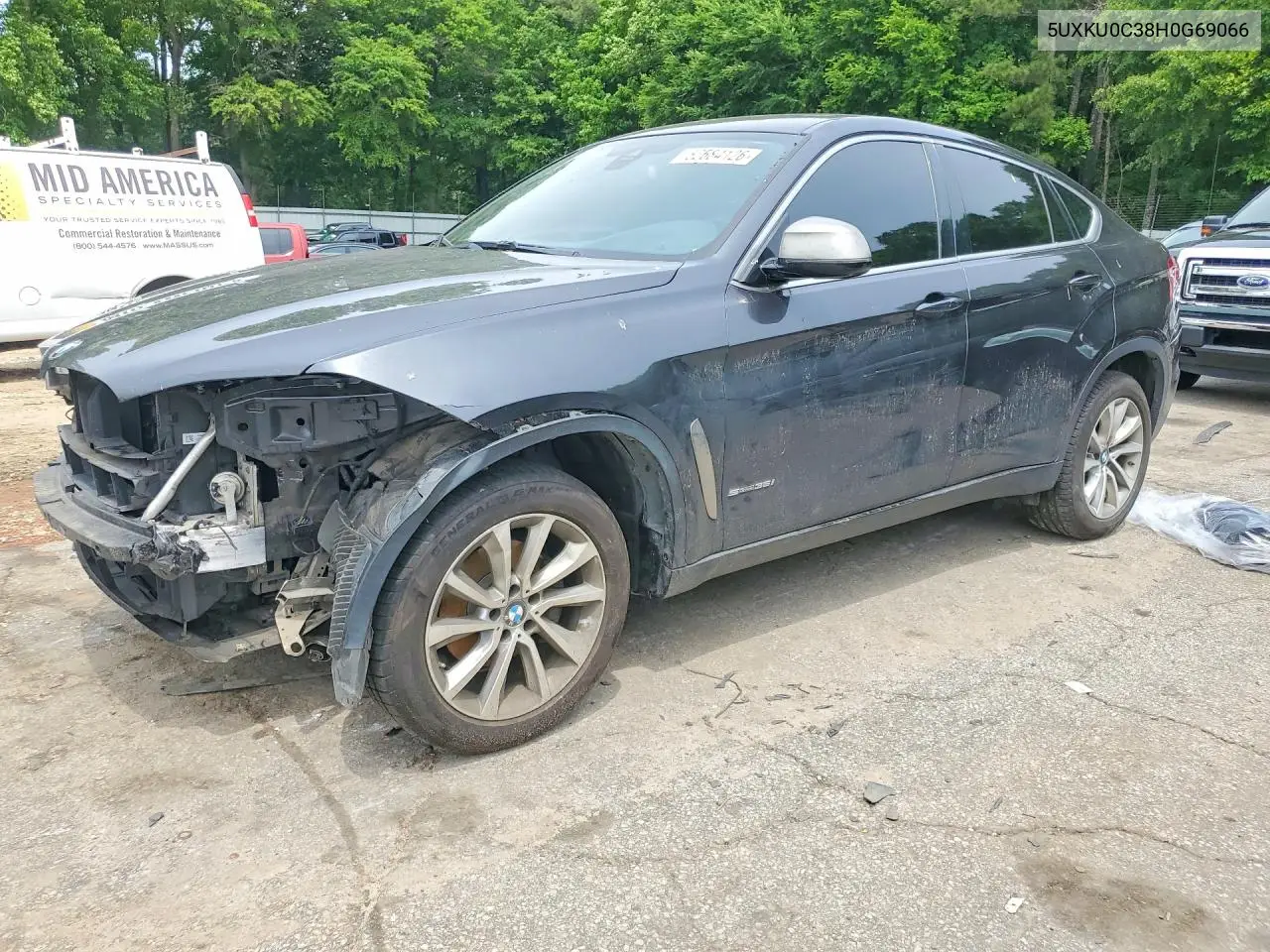 2017 BMW X6 Sdrive35I VIN: 5UXKU0C38H0G69066 Lot: 52684126